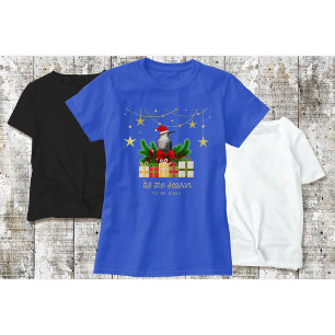 Hummingbird Christmas T-Shirt "Blue"