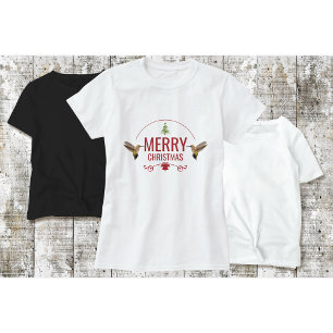 Hummingbird Christmas T-Shirt White