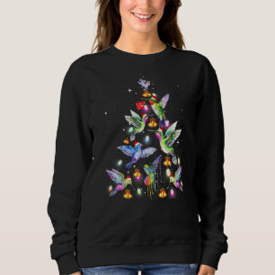 Hummingbird Christmas Tree Holiday Ugly Christmas Sweatshirt