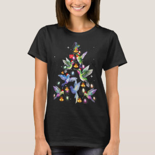Hummingbird Christmas Tree Matching Family Group T-Shirt