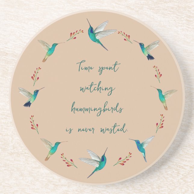 Hummingbird Coaster (Front)