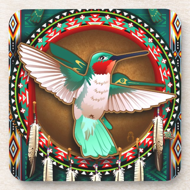 hummingbird coasters (Front)