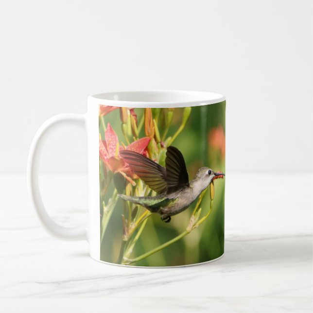 Hummingbird Coffee Mug II by BirdingCollectibles (Left)
