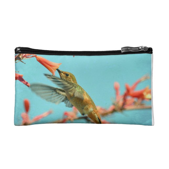 Hummingbird cosmetic bag (Front)