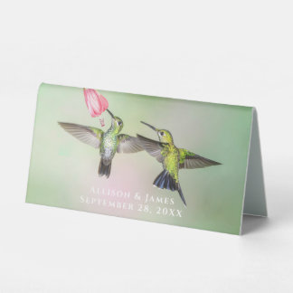 Hummingbird Couple Flying Together Personalised