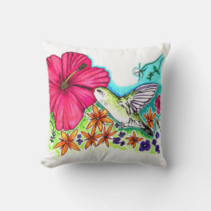 Hummingbird cushion