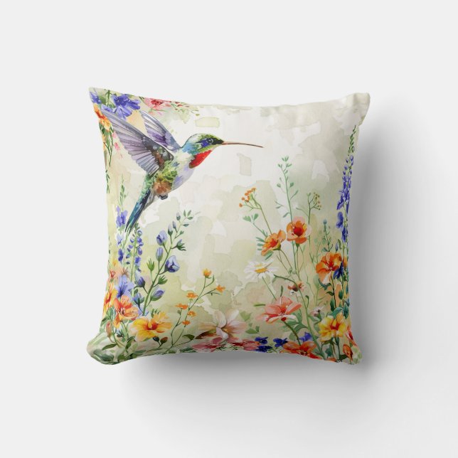 Hummingbird Cushion (Front)