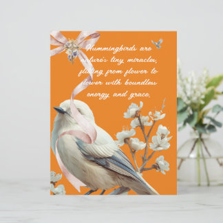 HUMMINGBIRD CUSTOM LETTERHEAD