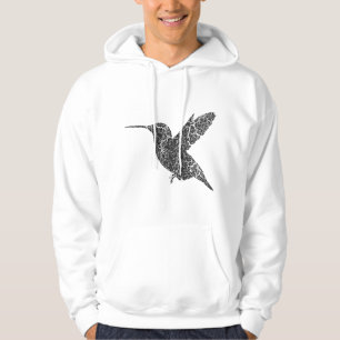 Hummingbird Distressed Print - Vintage Hummingbird Hoodie