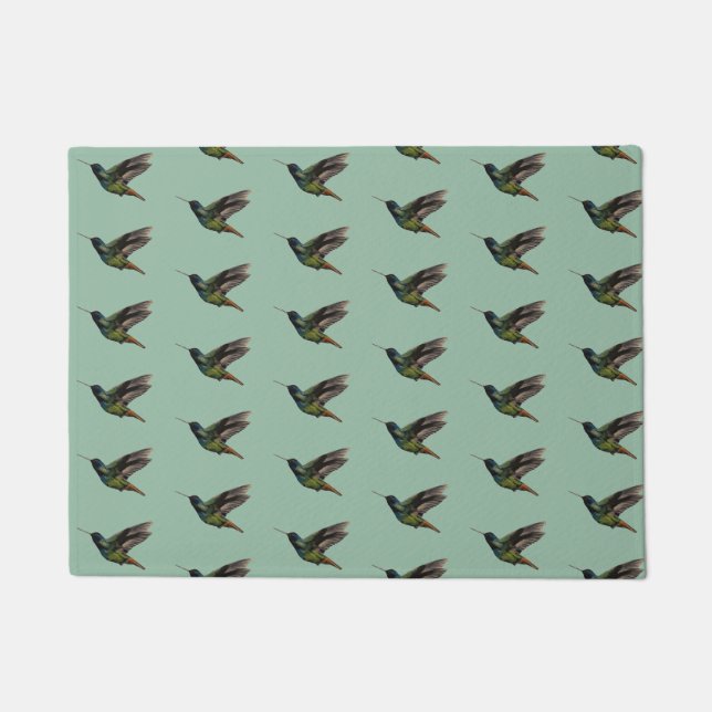Hummingbird Door Mat (Front)