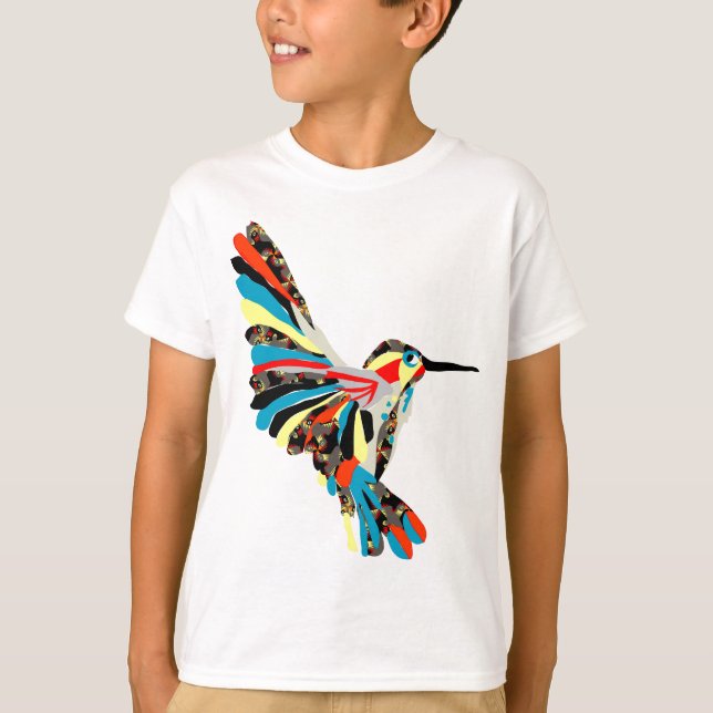 hummingbird drawing T-Shirt (Front)