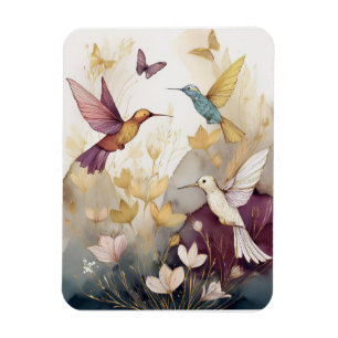 Hummingbird Earthtones Magnet