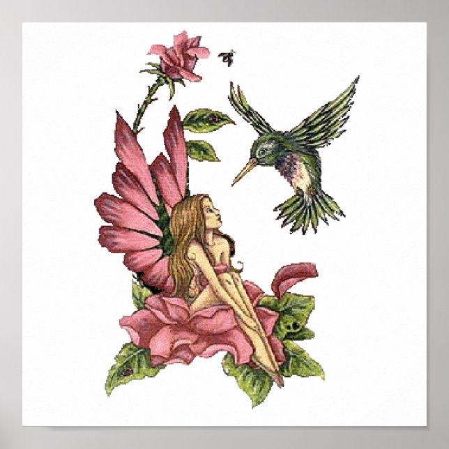 Hummingbird Fairy Poster (Front)