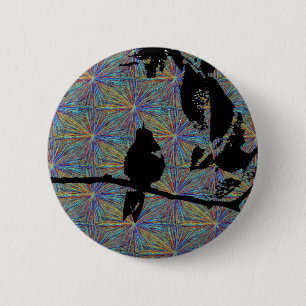 Hummingbird Fireworks 6 Cm Round Badge