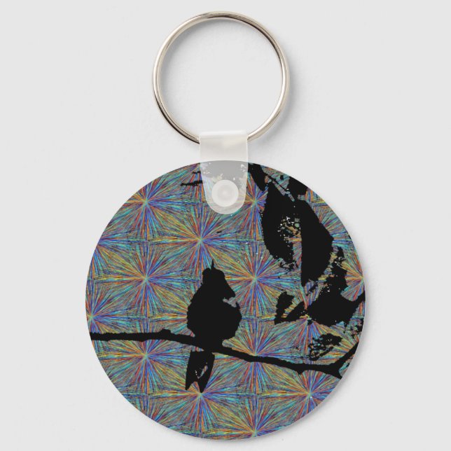 Hummingbird Fireworks Key Ring (Front)
