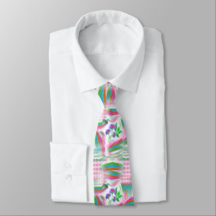 Hummingbird Flight Kaleidoscope Tie