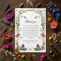Hummingbird Floral Garden Baby Shower