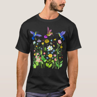 Hummingbird Flowers Hummingbirds Hummingbird T-Shirt