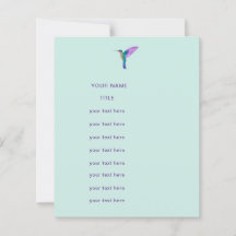 Hummingbird Flyer