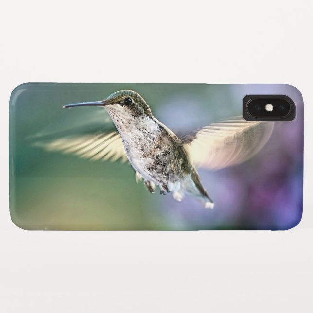 Hummingbird Flying Case-Mate iPhone Case (Back (Horizontal))