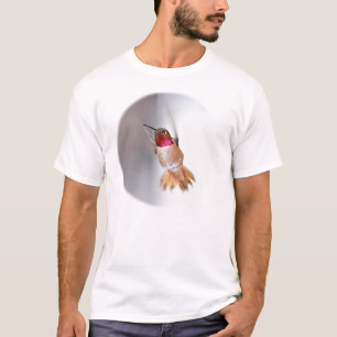 Hummingbird Flying Photo T-Shirt