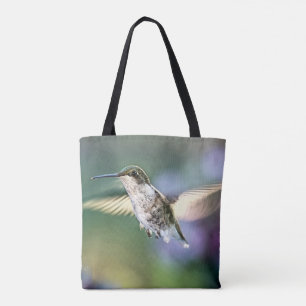 Hummingbird Flying Tote Bag