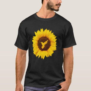 Hummingbird For Women Men Thornbill Sunflower Love T-Shirt