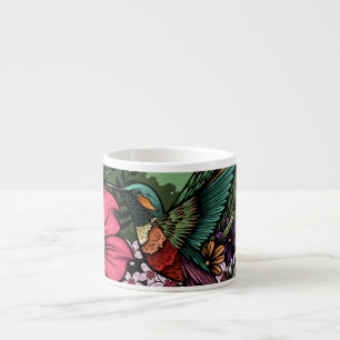 Hummingbird Garden Espresso Cup