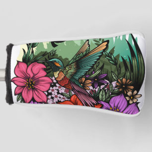 Hummingbird Garden Golf Head Cover