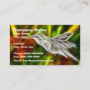 Hummingbird Getting Sweet Business Card