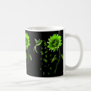Hummingbird Green Ribbon Mental Health Awareness Coffee Mug