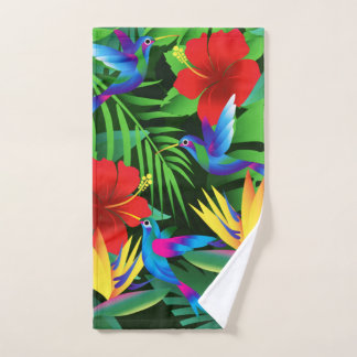 hummingbird hand towel