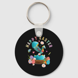 Hummingbird Happy Easter Egg Hunting Easter Day Hu Key Ring