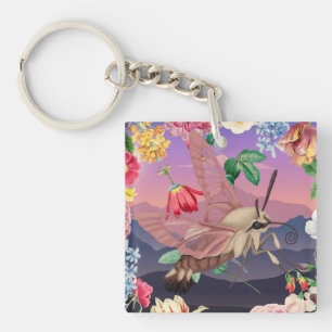Hummingbird Hawk Moth Key Ring