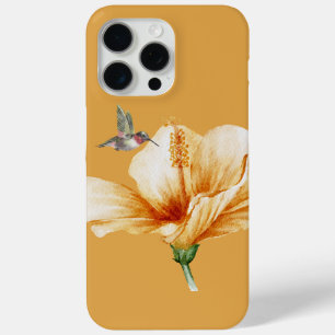 Hummingbird & Hibiscus iPhone 15 Pro Max Case