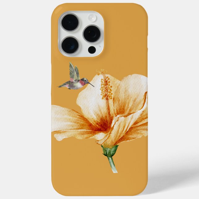 Hummingbird & Hibiscus Case-Mate iPhone Case (Back)