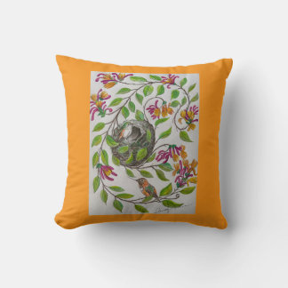  Hummingbird Home Throw Pillow