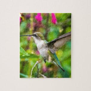 Hummingbird in Flight Jigsaw Puzzle