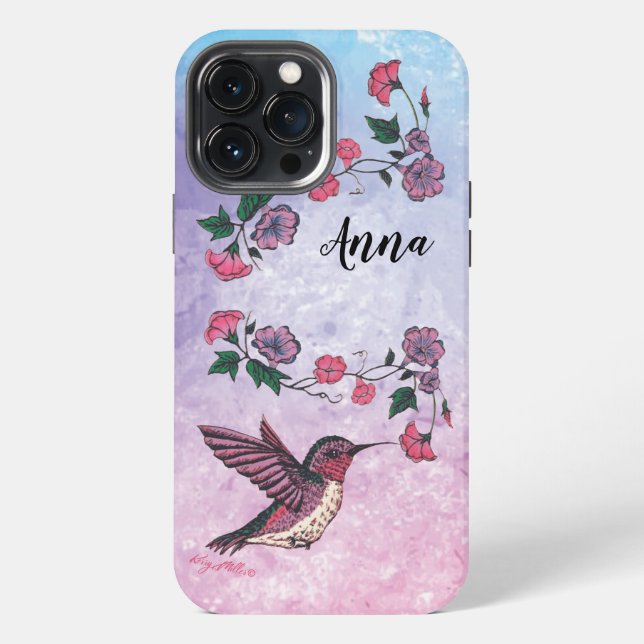 Hummingbird iPhone Case (Back)