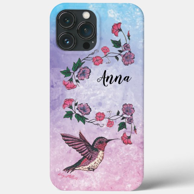 Hummingbird iPhone Case (Back)