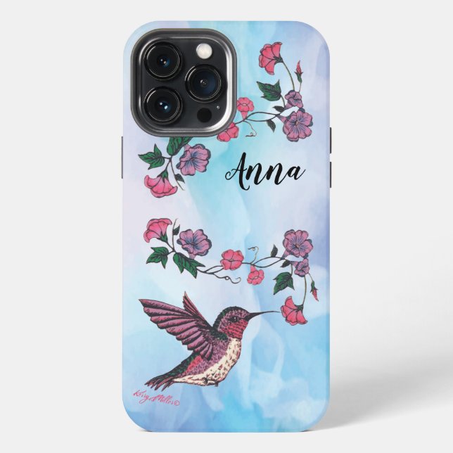 Hummingbird iPhone Case (Back)