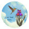 Hummingbird Iris Flower Personalised