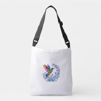 Hummingbird Jewel Fountain of Sparkling Colours Crossbody Bag