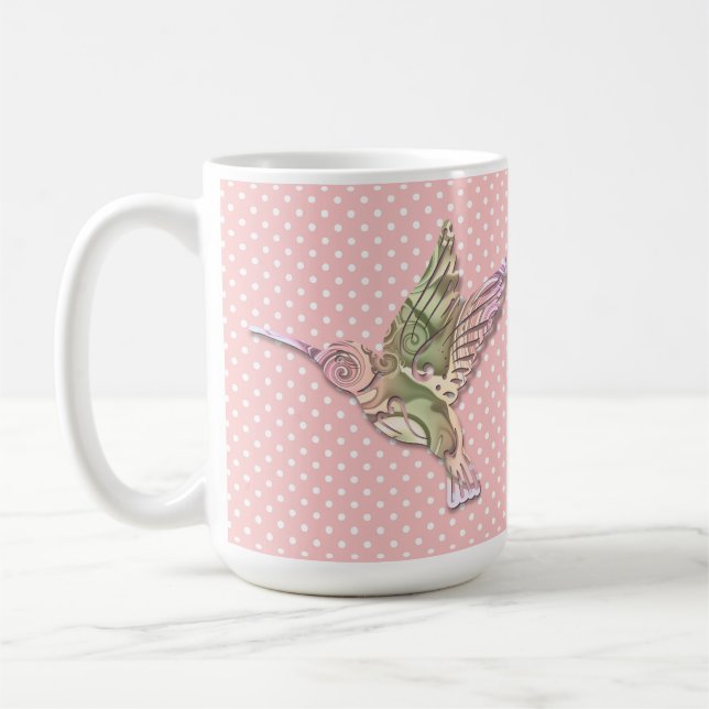 Hummingbird Joy Classic Mug (Left)