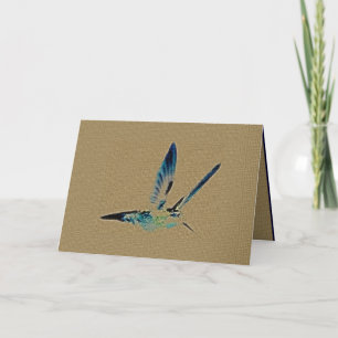 Hummingbird King Greeting Card