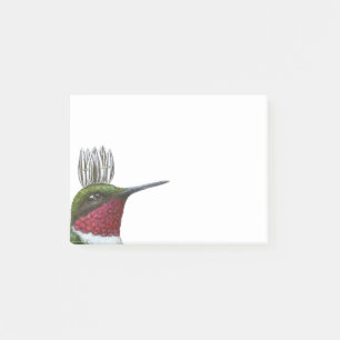 Hummingbird king post-it notes