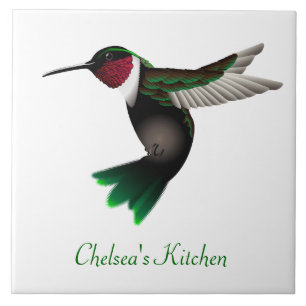 Hummingbird kitchen tile