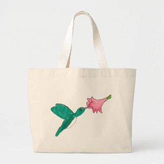 Hummingbird Large Tote Bag