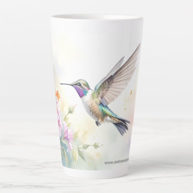 Hummingbird Latte Mug (Front)