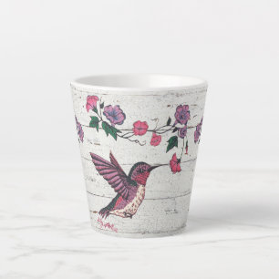 Hummingbird Latte Mug